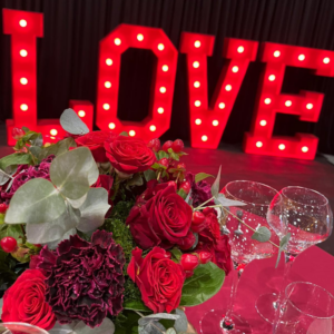 Grand Love lumineux ROUGE