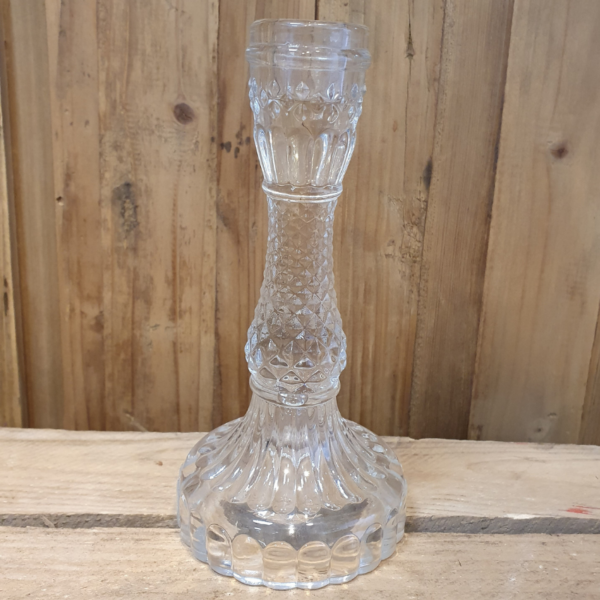 Location bougeoir en verre Vintage