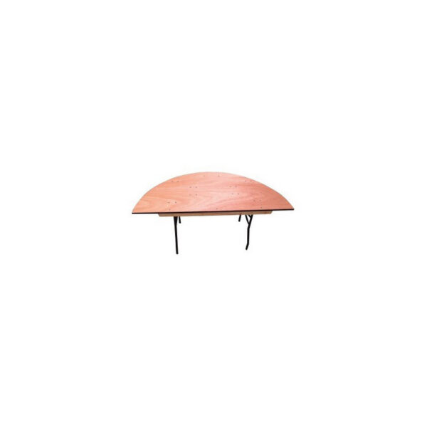 Location table demi-ronde D 122 cm