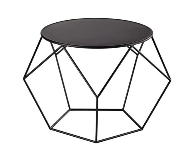 Location table basse métal noir