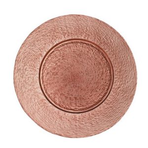 Location assiette Cristallo Cuivrée (assiette de présentation)