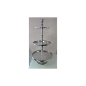 Location présentoir a gâteaux inox