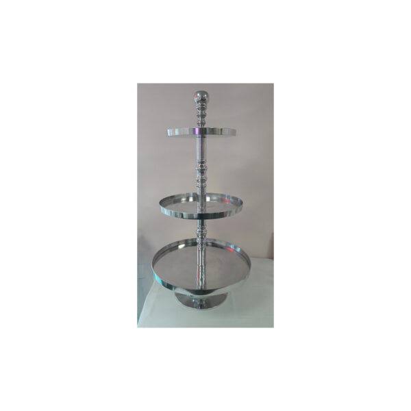 Location présentoir a gâteaux inox