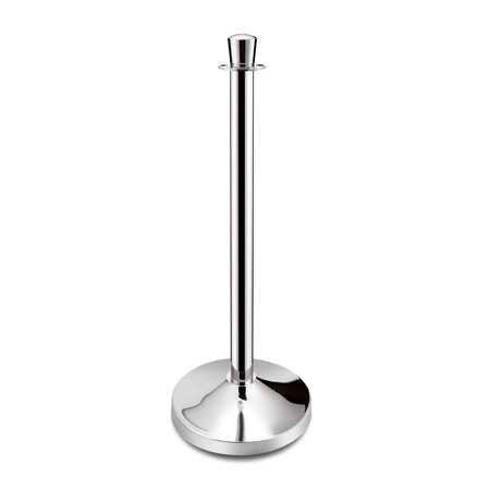 Location poteaux à cordon chrome