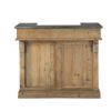 Location bar en bois brut