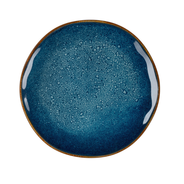 Assiette plate BLEU INDIGO D21cm