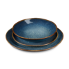 Assiette plate BLEU INDIGO D21cm