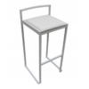 Tabouret de bar (haut) PIKO -Blanc
