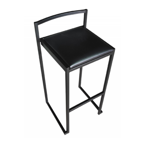 Tabouret de bar (haut) PIKO -Noir
