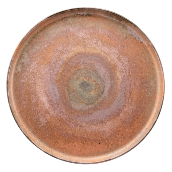 Assiette plate "Terre de Sienne"- TERRACOTTA D28cm