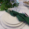 Serviette en tissus - Bleu canard