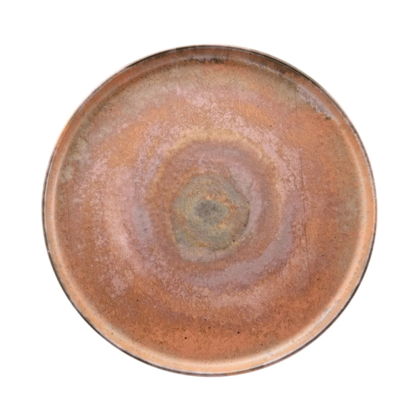 Assiette plate "Terre de Sienne"- TERRACOTTA D28cm