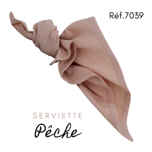 Serviette en tissus - Pêche