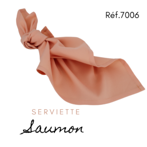 Serviette en tissus - Saumon