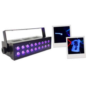 Location lumière noire uv led 18 x 3w