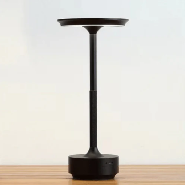 Lampe led à poser noire -CASSIOPEE