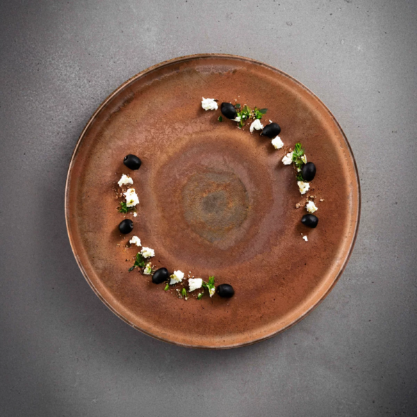 Assiette creuse "Terre de Sienne"- TERRACOTTA D22cm