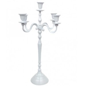 Location chandelier blanc H80cm