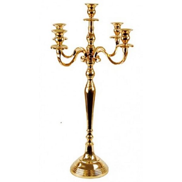 Location chandelier or H80cm