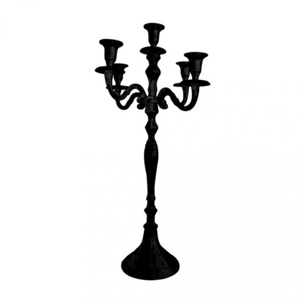 Chandelier noir H80cm