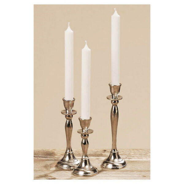 Location lot 3 bougeoirs chrome