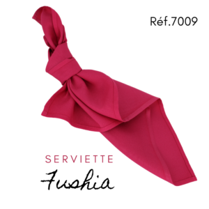 Serviette Polyester - Fushia