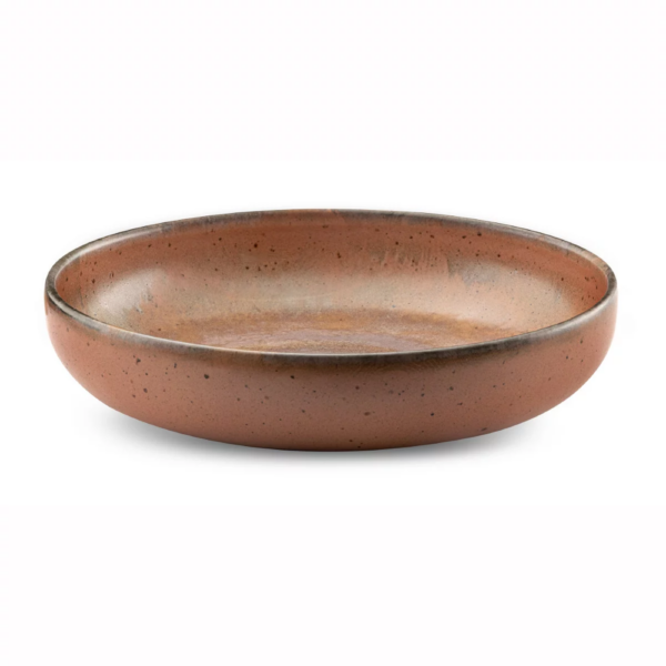 Assiette creuse "Terre de Sienne"- TERRACOTTA D22cm
