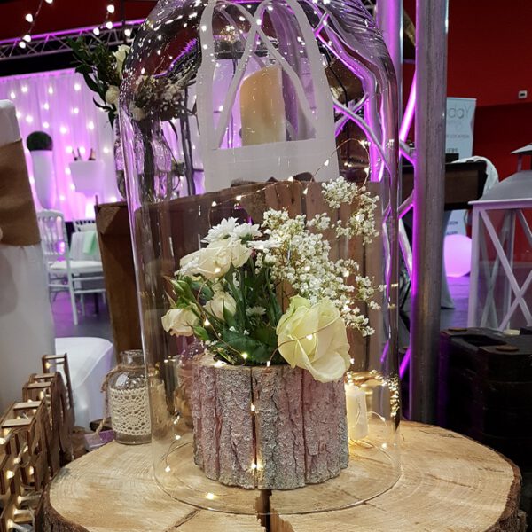 Location vase cloche H 45 cm