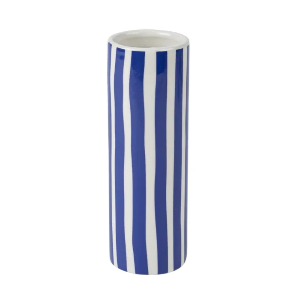 Vase soliflore DELIA Jaune & blanc Ø5,5x16cm