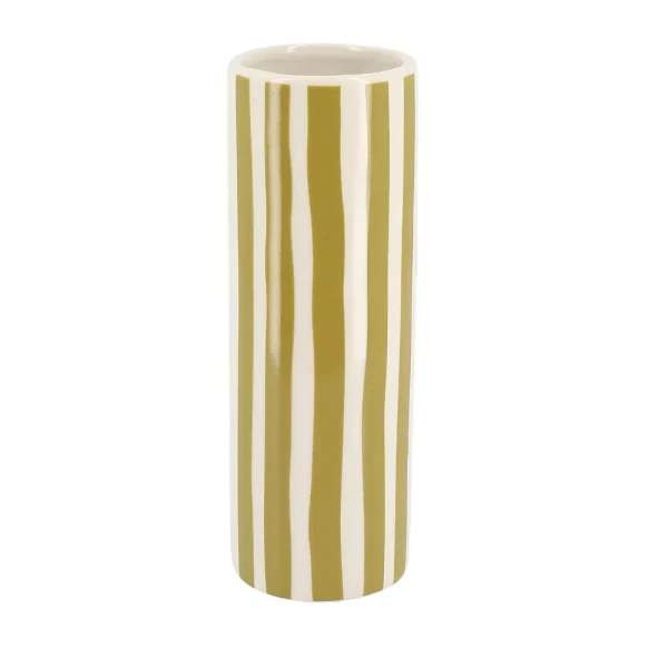 Vase soliflore DELIA Jaune & blanc Ø5,5x16cm