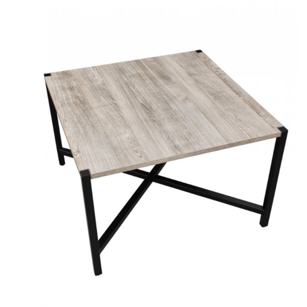 Table basse en métal PIKO - Noir