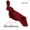 Serviette en tissus - Bordeaux