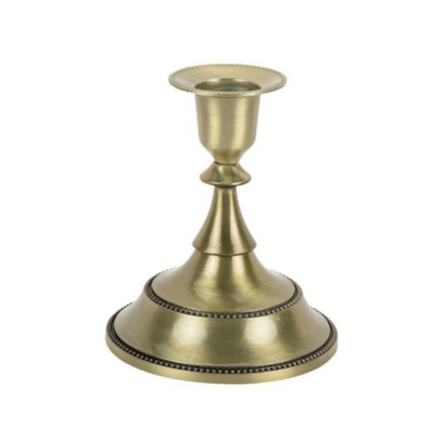 Location Bougeoir Apothicaire Or antique H 12 cm