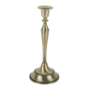 Location Bougeoir Apothicaire Or antique H 24.5 cm