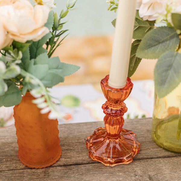 Bougeoir Renaissance Terracotta -H11cm