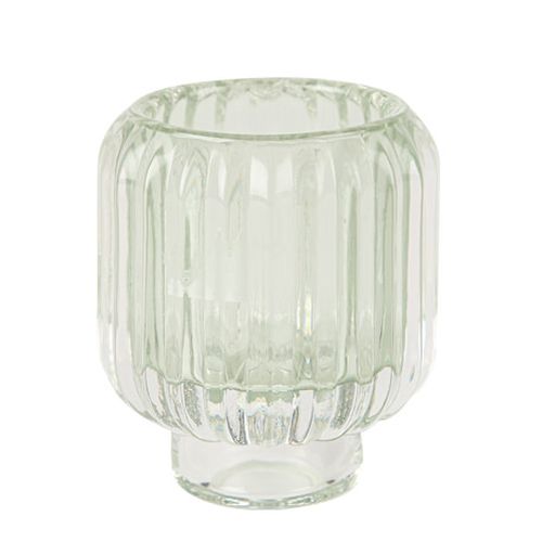 Bougeoir BAROQUE en bois OR JAUNE -H17cm