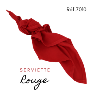 Serviette en tissus- Rouge