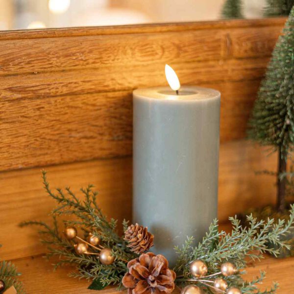 Bougie led SAUGE -H15*D7cm