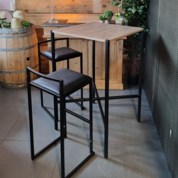 Table mange-debout PIKO - Noir