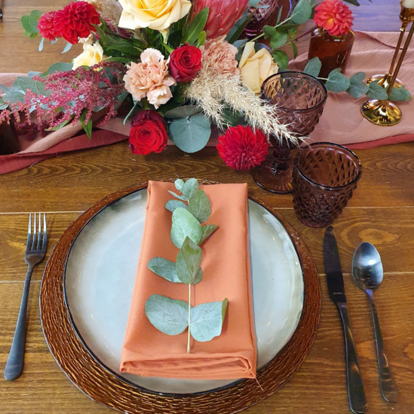 Serviette en tissus- Moutarde