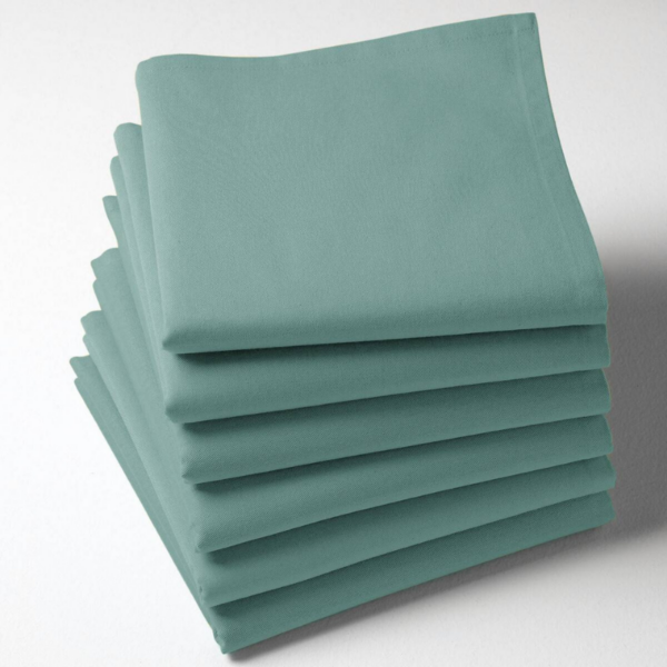Serviette en tissus - Bleu canard