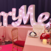 Location Grandes Lettres "Marry Me" lumineuses H 1,20 m - nouvelle génération