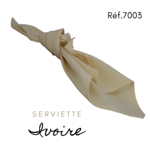 Serviette en tissus - Ivoire