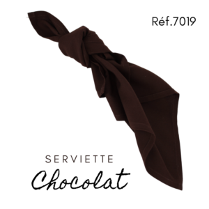 Serviette en tissus - Chocolat