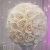 Location boule de fleurs dentelle D40cm