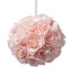 Location boule de fleurs rose pâle D 30 cm
