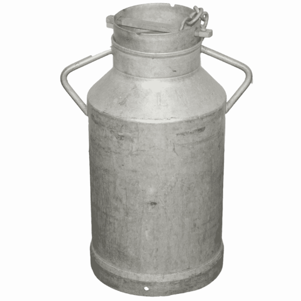 Location pot à lait en zinc grand modèle