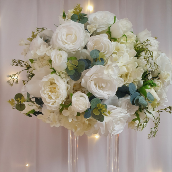 Location boule de fleurs Tendresse D 60 cm