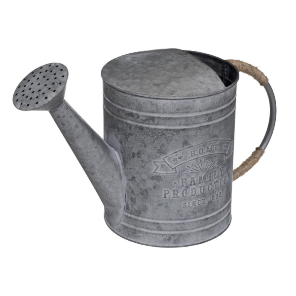 Arrosoir en zinc "Champêtre" H25cm