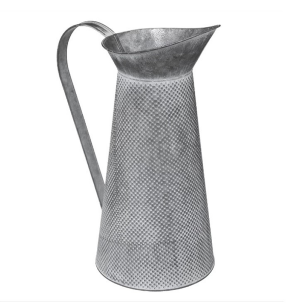 Broc en zinc "Champêtre" H38cm